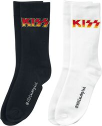 Logo-Socken - 2er Pack, Kiss, Chaussettes