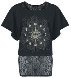 Double Pack with Sun and Moon, Gothicana by EMP, T-Shirt Manches courtes
