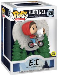 Elliot & E.T. volant (Pop! Moment) (brille dans le noir) - Funko Pop! n°1259, E.T. - the Extra-Terrestrial, Funko Pop!