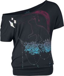 T-shirt with glitter/hologram effect, Full Volume by EMP, T-Shirt Manches courtes