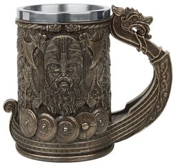 Bronze Drakkar Viking, Nemesis Now, Chope à bière