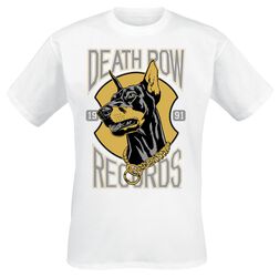 Dog Logo, Death Row Records, T-Shirt Manches courtes