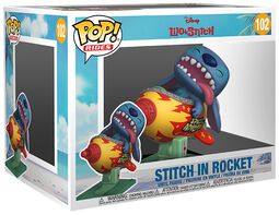 Stitch in Rocket (Pop! Rides) vinyl figure no. 102, Lilo & Stitch, Funko Pop!
