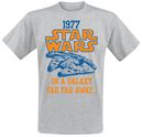1977 - Millennium Falcon, Star Wars, T-Shirt Manches courtes