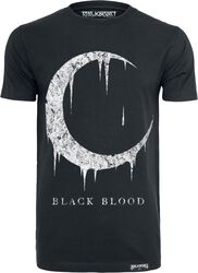 Blood Moon, Black Blood by Gothicana, T-Shirt Manches courtes