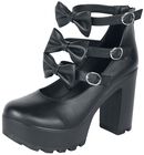 High Heel Pumps with Bows, Gothicana by EMP, Talons hauts