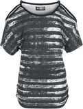 Black White Stripe, R.E.D. by EMP, T-Shirt Manches courtes