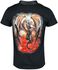 Gothicana X Anne Stokes - T-shirt avec dragon imprimé sur le col