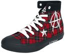 Checkered Anarchy Sneaker, Full Volume by EMP, Baskets hautes