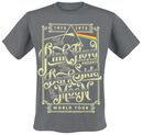 Dark Side Of The Moon Typography, Pink Floyd, T-Shirt Manches courtes