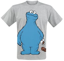 Cookie Monster - Cookie Thief, Sesame Street, T-Shirt Manches courtes