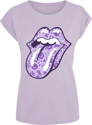 Floral Tongue, The Rolling Stones, T-Shirt Manches courtes
