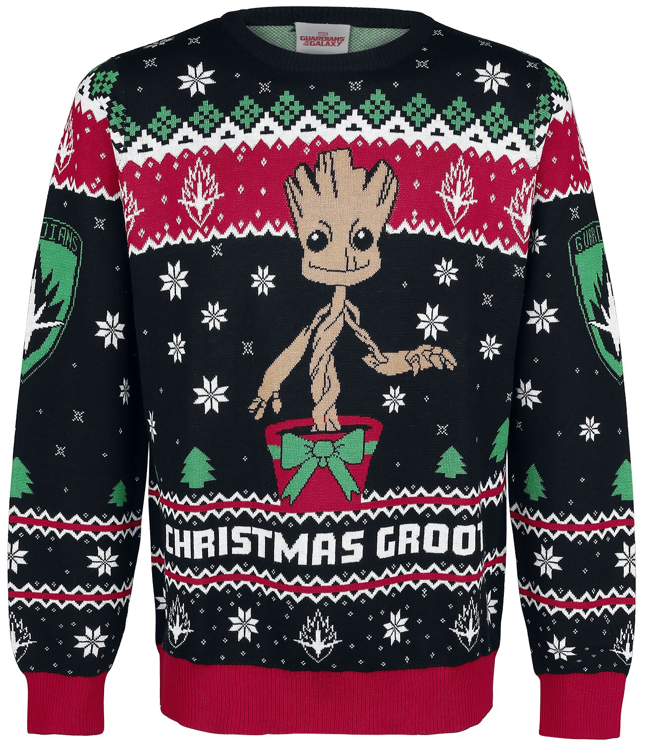 Groot Les Gardiens De La Galaxie Pull de Noël EMP