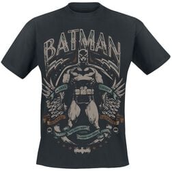 Trevco Batman/Bat Dad Chemise à manches courtes pour homme (noir, XXXXXL), Noir Trevco Batman/Bat Dad Chemise à manches courtes pour homme (noir, XXXXXL), Noir