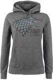 Maison Stark - Winter Is Coming, Game Of Thrones, Sweat-shirt à capuche