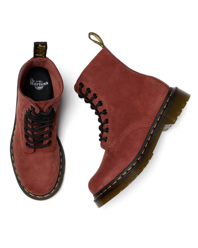 1460 Pascal Russet Red Milled Nubuck MB Martens Bottes de