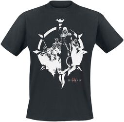 Diablo 4 - Necromancer, Diablo, T-Shirt Manches courtes