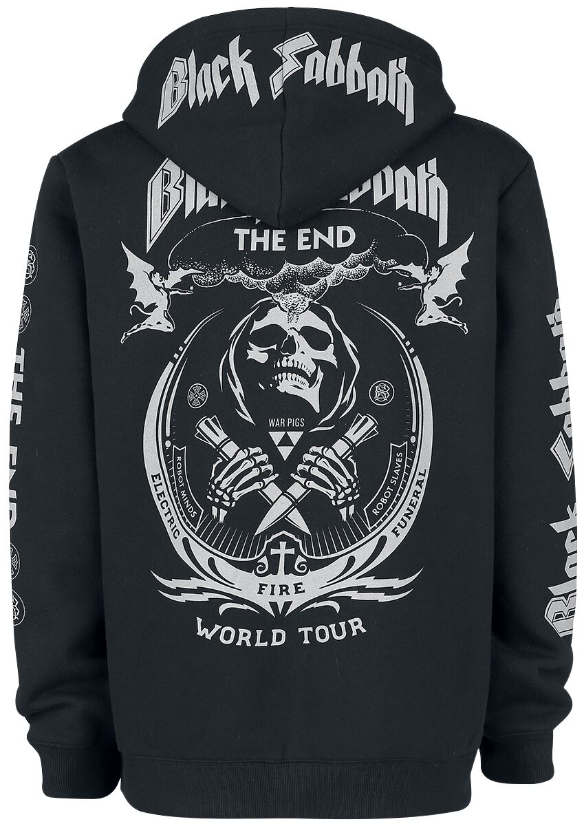 Sweat à Capuche Grim Reaper - Crânes & Épée Brillent Dans Le Noir | Homme | WILD