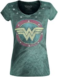 Logo Vintage, Wonder Woman, T-Shirt Manches courtes
