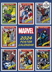 2024 poster calendar, Marvel, Calendrier mural