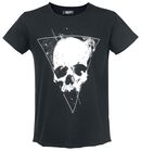 Vintage Skull, R.E.D. by EMP, T-Shirt Manches courtes
