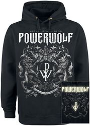 Crest Glow-In-The-Dark, Powerwolf, Sweat-shirt à capuche