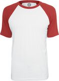 T-Shirt Raglan Contrast, RED by EMP, T-Shirt Manches courtes