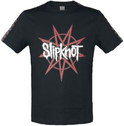 Amplified Collection - Mens Taped Single Jersey, Slipknot, T-Shirt Manches courtes