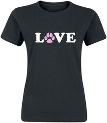 Dog love, Tierisch, T-Shirt Manches courtes