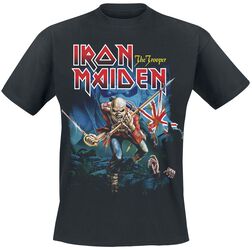 POM Trooper Eddie Large Eyes, Iron Maiden, T-Shirt Manches courtes