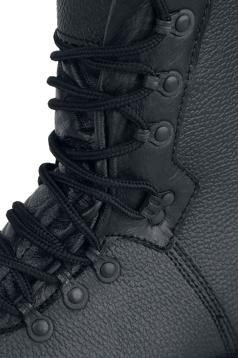 Chaussures Brandit Homme Rangers - Cuir Véritable, Semelle Caoutchouc, Embout Acier