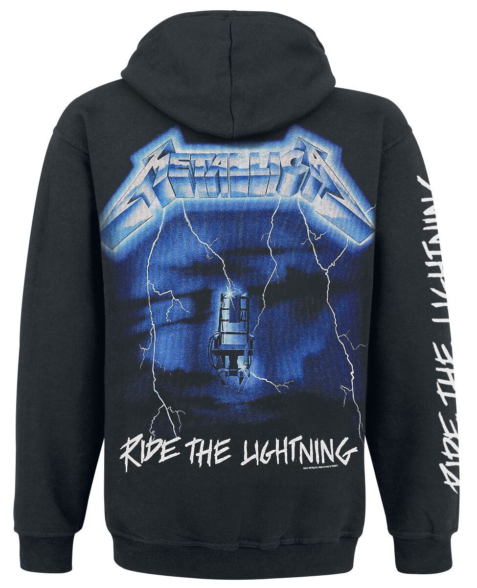 Ride The Lightning Metallica Sweatshirt zippé à capuche EMP