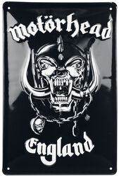 England, Motörhead, Plaque en métal