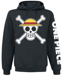 One Piece - Skull, One Piece, Sweat-shirt à capuche