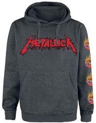 Flower Skull, Metallica, Sweat-shirt à capuche