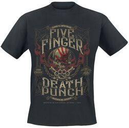 100 Proof T-shirt, Five Finger Death Punch, T-Shirt Manches courtes