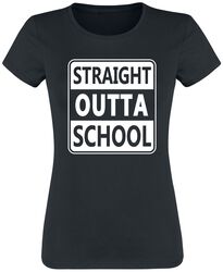 Straight outta school, Slogans, T-Shirt Manches courtes