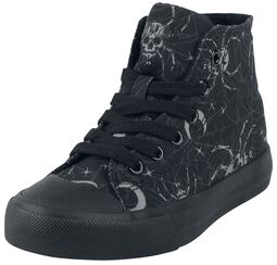Kids’ trainers with spiders and moons, Gothicana by EMP, Baskets Enfants