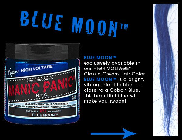 1. Manic Panic Blue Moon Hair Dye - wide 10