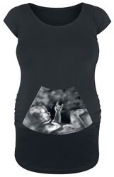 Ultrasound Metal Baby Hand, Vêtements de maternité, T-Shirt Manches courtes