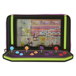 Loungefly - Vintage Arcade (Glow in the Dark), Les Tortues Ninja, Portefeuille