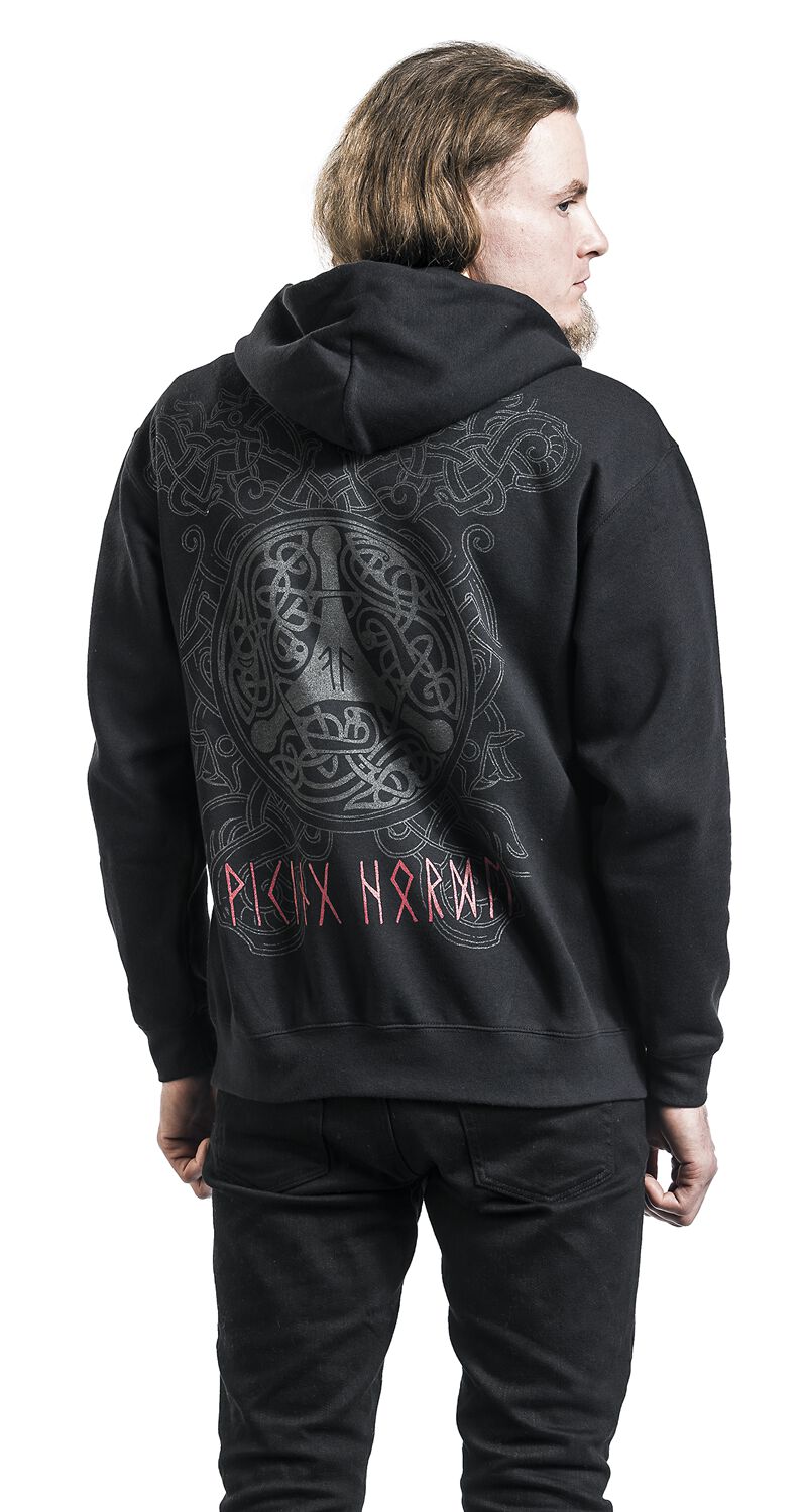 Viking Horde Amon Amarth Sweat-shirt zippé à capuche EMP
