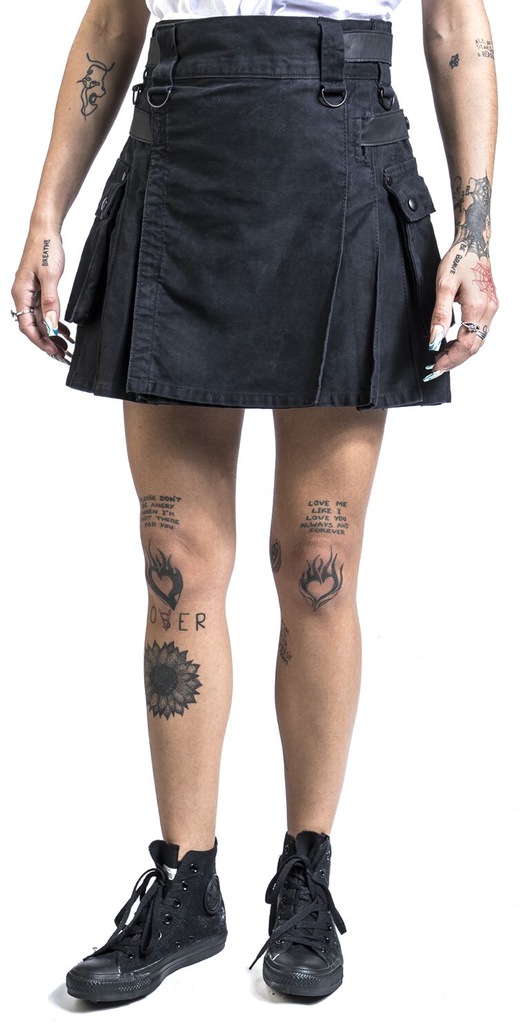 Jupe Kilt Courte En Jean Vintage Balmain - Taille 38/6 US, Style Mini Décontracté
