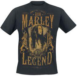 Rebel Legend, Bob Marley, T-Shirt Manches courtes
