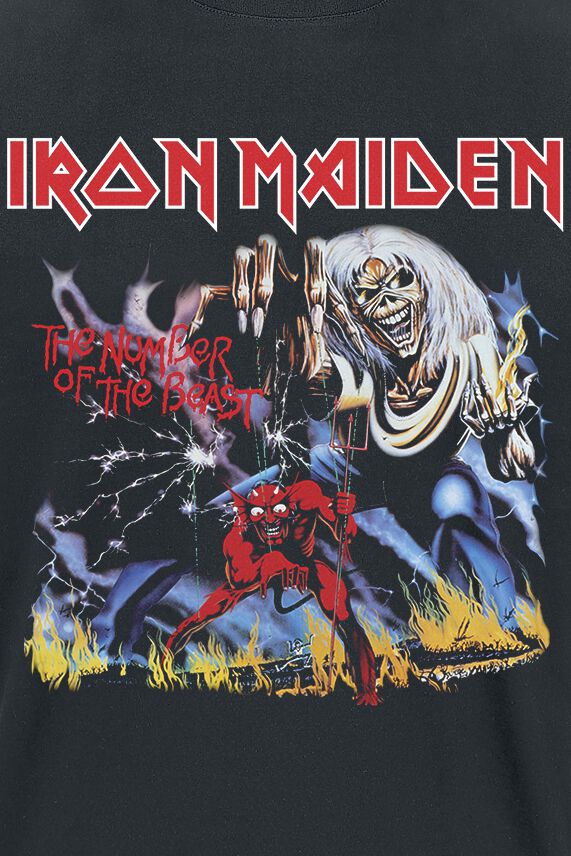 Iron Maiden Stranger Number Of The Beast T-Shirt Uomo - Nero, Taglia XXL, 100% Cotone