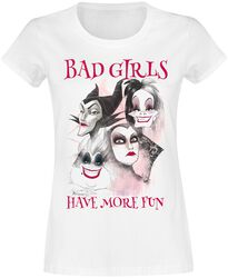 Bad Girls Have More Fun, Disney Villains, T-Shirt Manches courtes