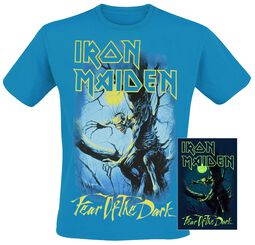 Fear Of The Dark - Glow In The Dark, Iron Maiden, T-Shirt Manches courtes