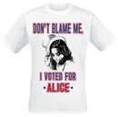 Don't Blame Me, Alice Cooper, T-Shirt Manches courtes