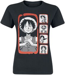 Luffy -  Emotions, One Piece, T-Shirt Manches courtes