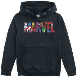 Kids - Comic logo, Marvel, Sweat-Shirt à capuche